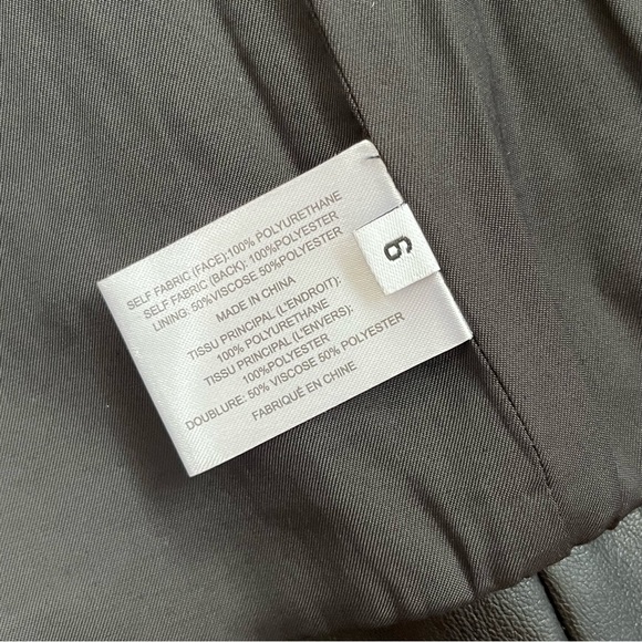 Proenza Schouler White Label Vegan Leather Wrap Skirt - Black - Picture 12 of 12